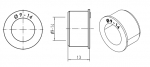 Han-Eco Reduktionsdichteinsatz, 9-14 mm, M32