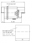 HAN Q 2/0 Crimp High Voltage Stifteinsatz 1,5 - 10 mm