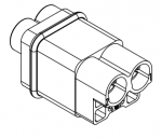 HAN Q 2/0 Crimp High Voltage Stifteinsatz 1,5 - 10 mm