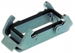 Han 16B bulkhead mounted housing, double locking lever