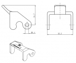 Han-Easy Lock Verriegelungsbgel 3A schwarz