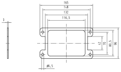 Flanschdichtung Baugre 48B NBR