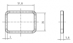 Profildichtung Baugre 6B NBR