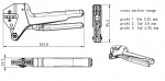 Harting Crimpzange fr Glasfaser LWL-Steckverbinder