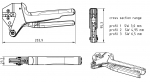 Harting Crimpzange fr Kunststoff-Faser LWL-Steckverbinder