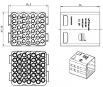 Han DD Quad Modul Stifteinsatz, 0,14 - 2,5 mm, Crimp